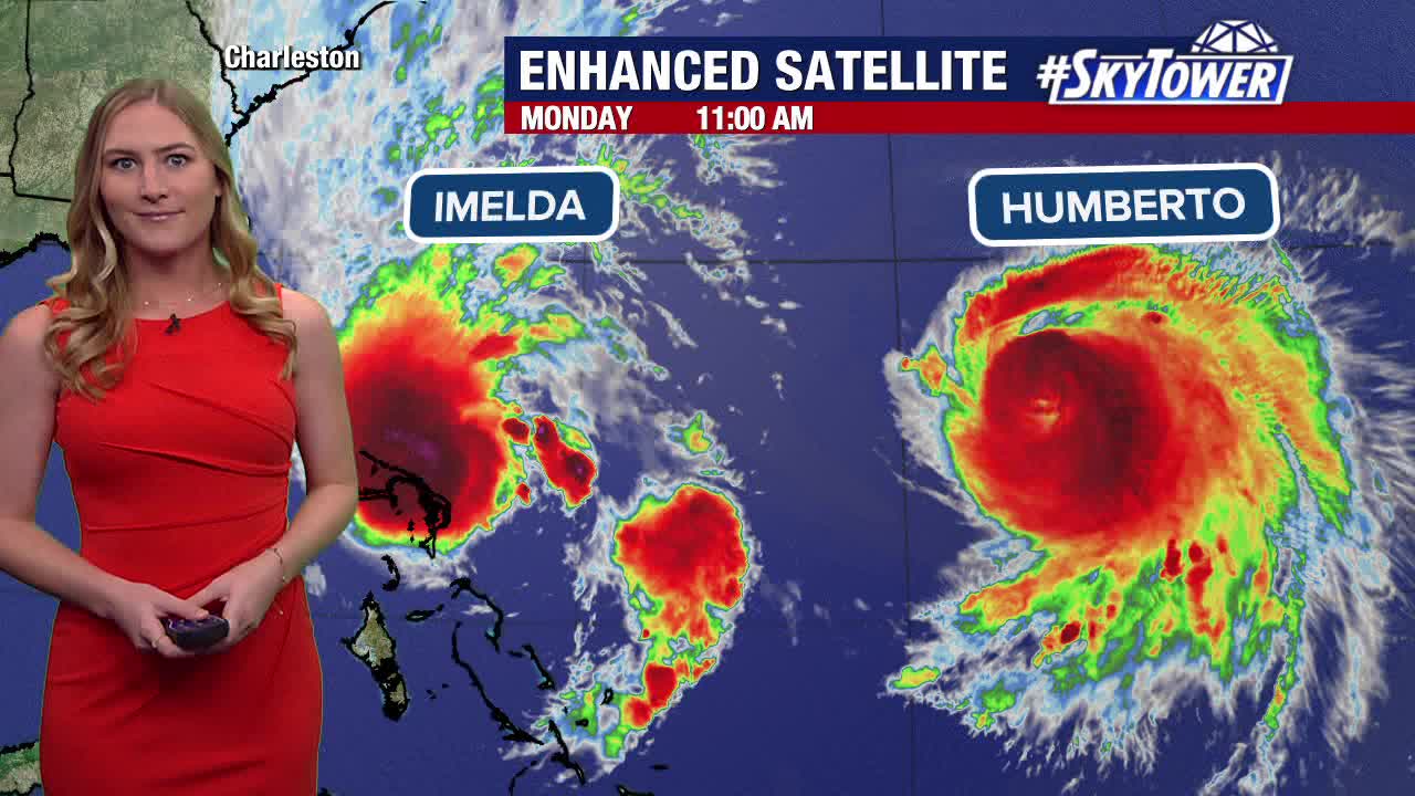 Imelda moving away from Florida as it develops