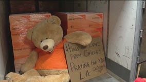 Relief supplies headed from Chicago to LA