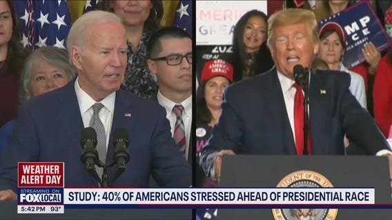 Study: 40% of Americans stressed ahead of presidential race