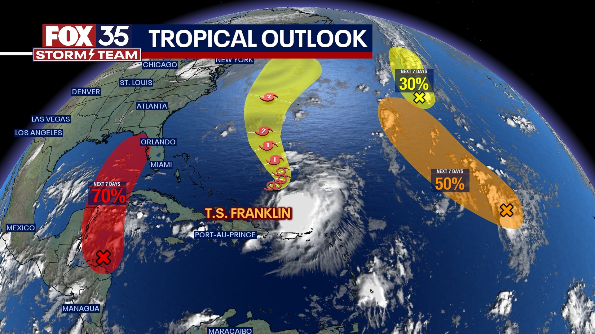 Tropical system could impact Florida