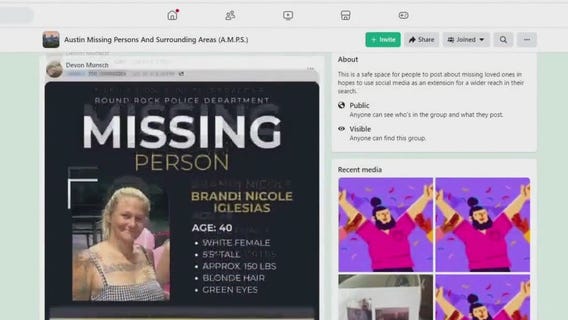 Missing in Texas: Facebook page raises awareness
