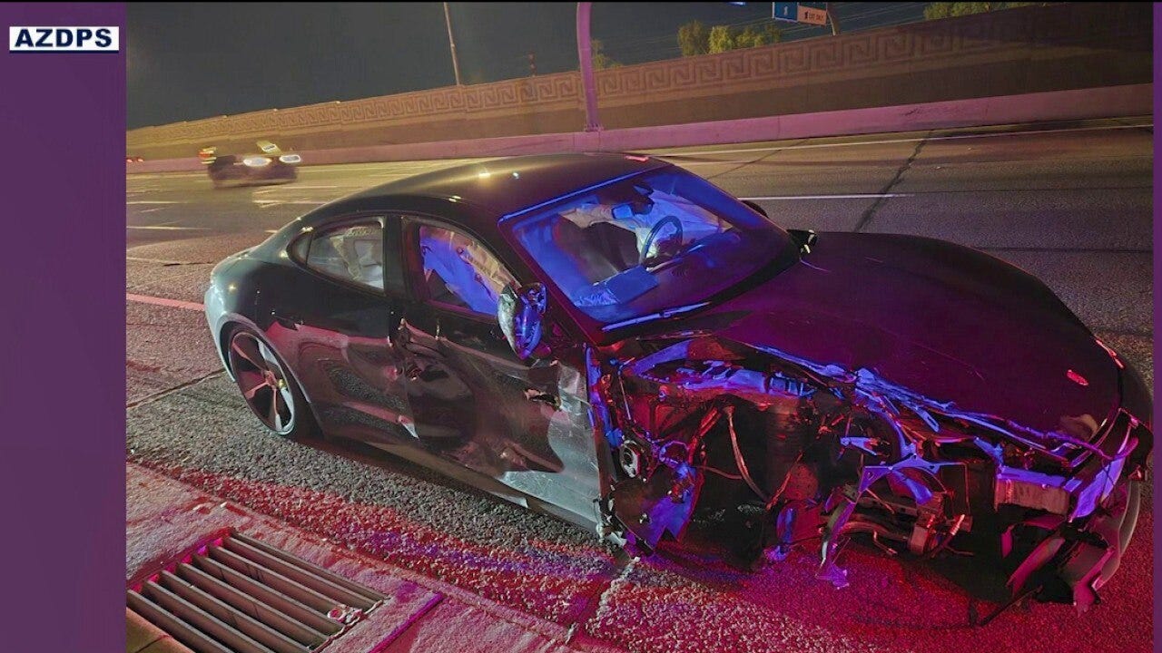 Porsche driver arrested for DUI following Loop 202 crash: AZDPS