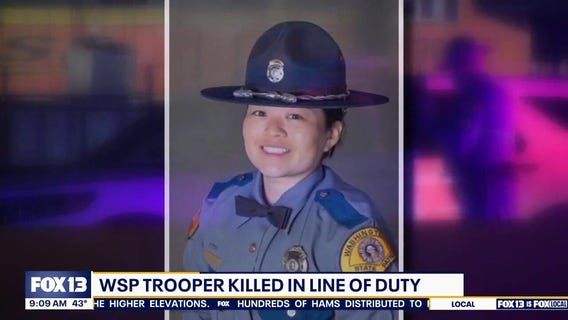 Memorial growing for WSP trooper killed while helping drivers in Tacoma, WA