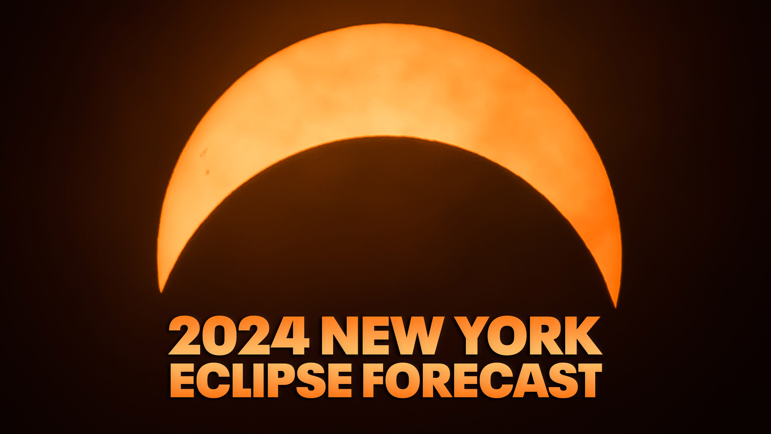 2024 solar eclipse forecast for New York
