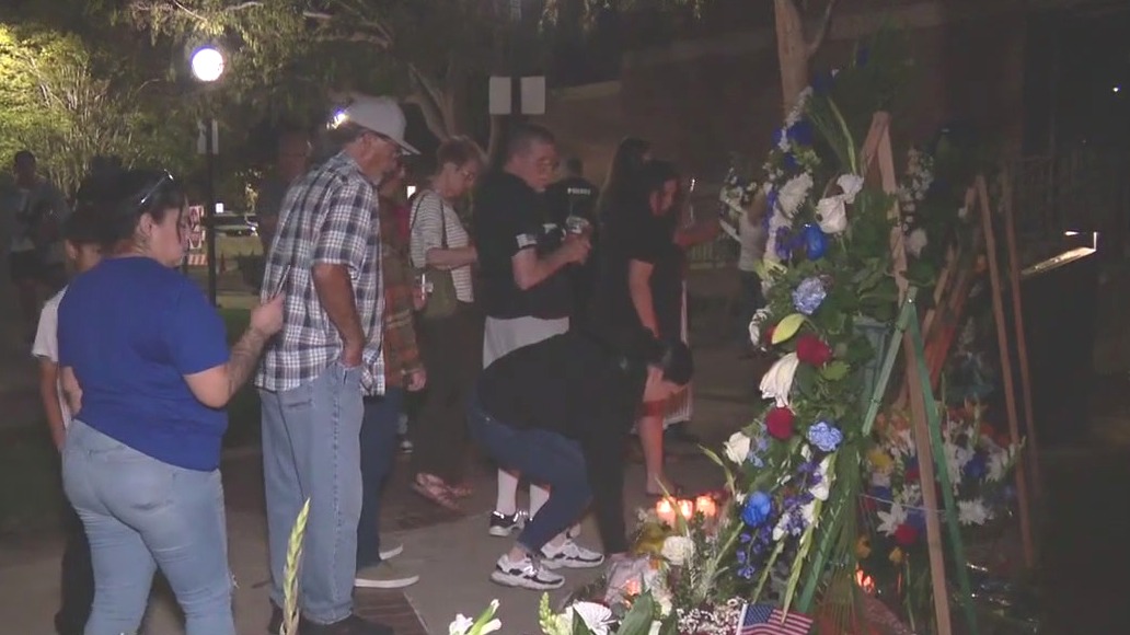 Vigil held for California deputy Andrew Nuñez