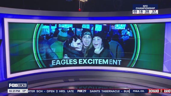 Eagles fans excited ahead NFC Championship game