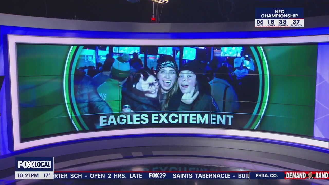 Eagles fans excited ahead NFC Championship game