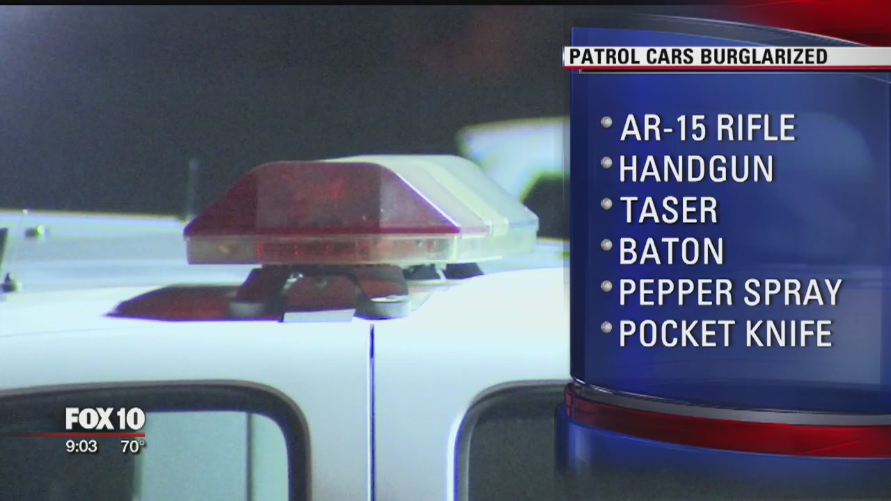 Weapons stolen from cars at Phoenix police stations | FOX 10 Phoenix