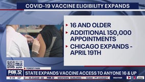 Illinois expands vaccine access to anyone 16 or older