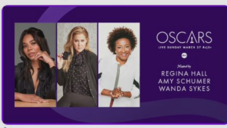 Sykes, Schumer, Hall to host Oscars