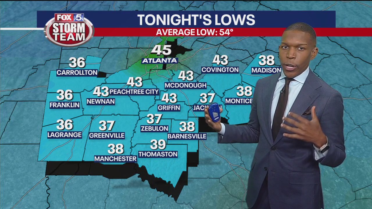 Thursday afternoon weather forecast | FOX 5 Atlanta
