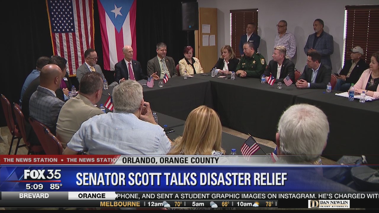 Senator talks disaster relief for Puerto Rico
