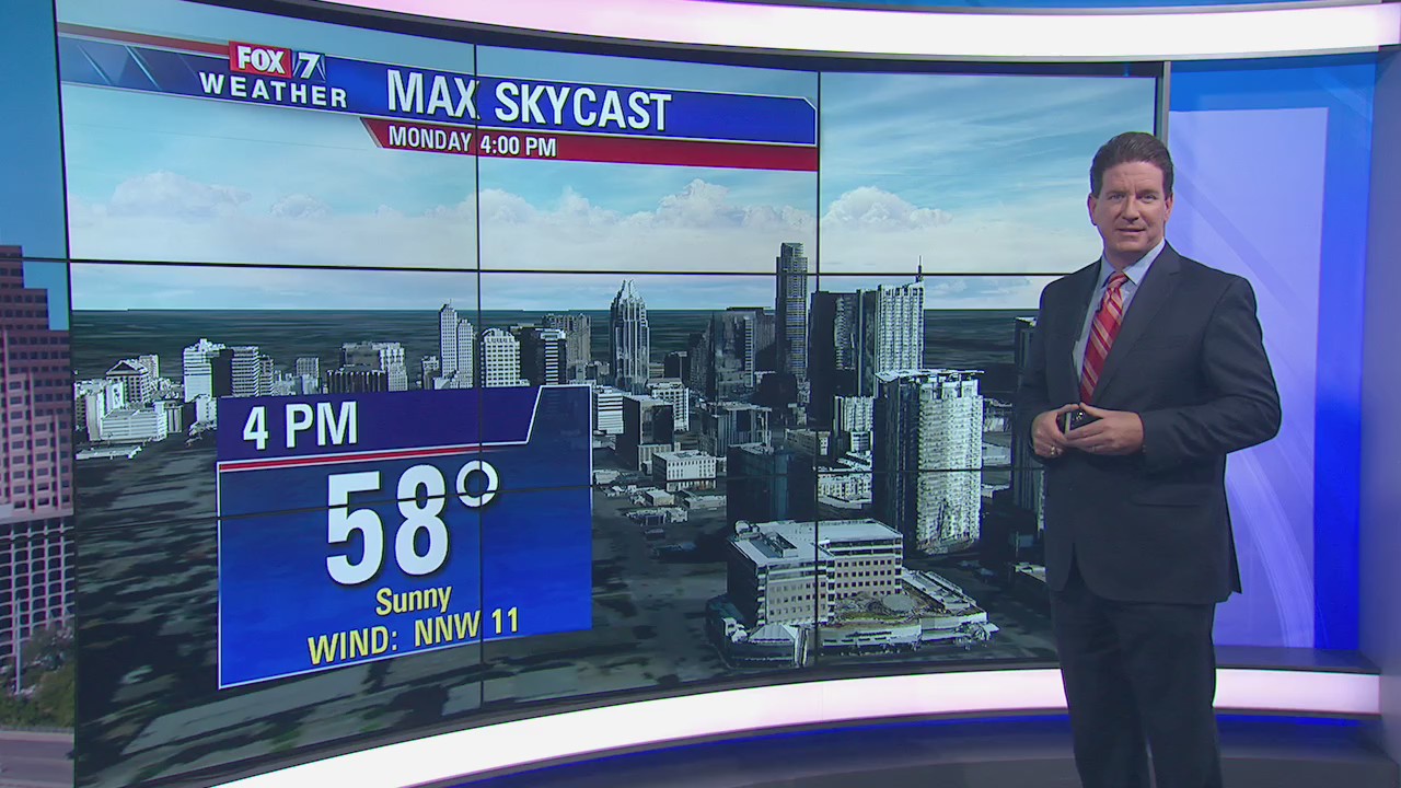 Noon weather forecast for December 16