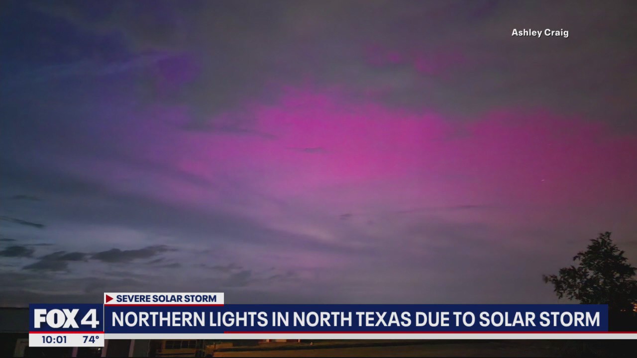 Northern Lights could be seen in Texas tonight