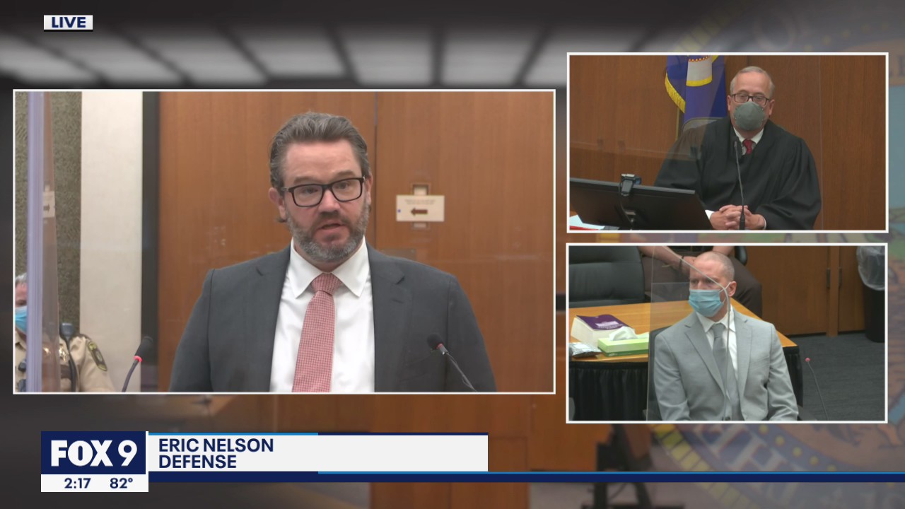 Derek Chauvin's attorney lays out argument for lighter sentence in George Floyd's murder
