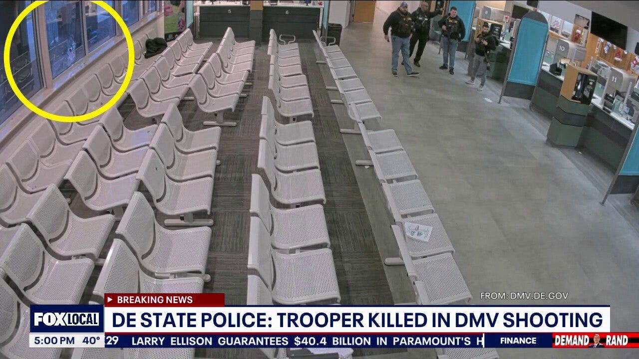 Wilmington DMV Shooting Update: Trooper and Gunman killed