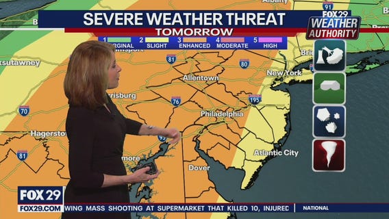 Weather Authority: 10 p.m. Sunday forecast