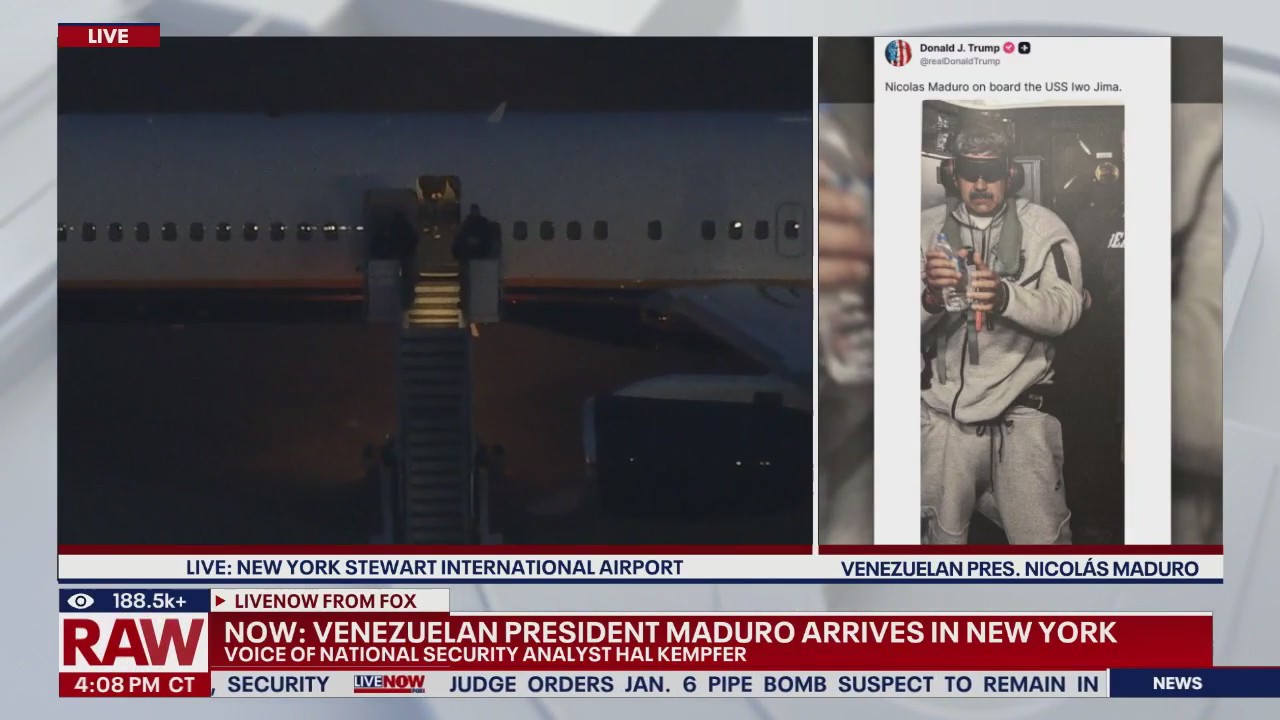 Maduro, wife brought to New York after being captured