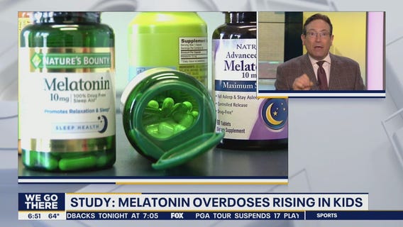 Cases of melatonin overdoses in kids on the rise, study says