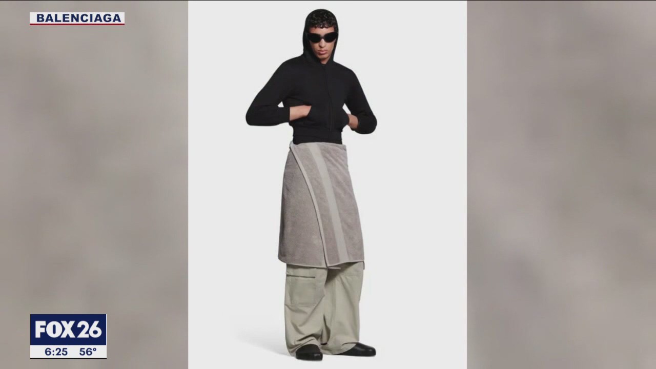 Balenciaga introduces $925 towel skirt