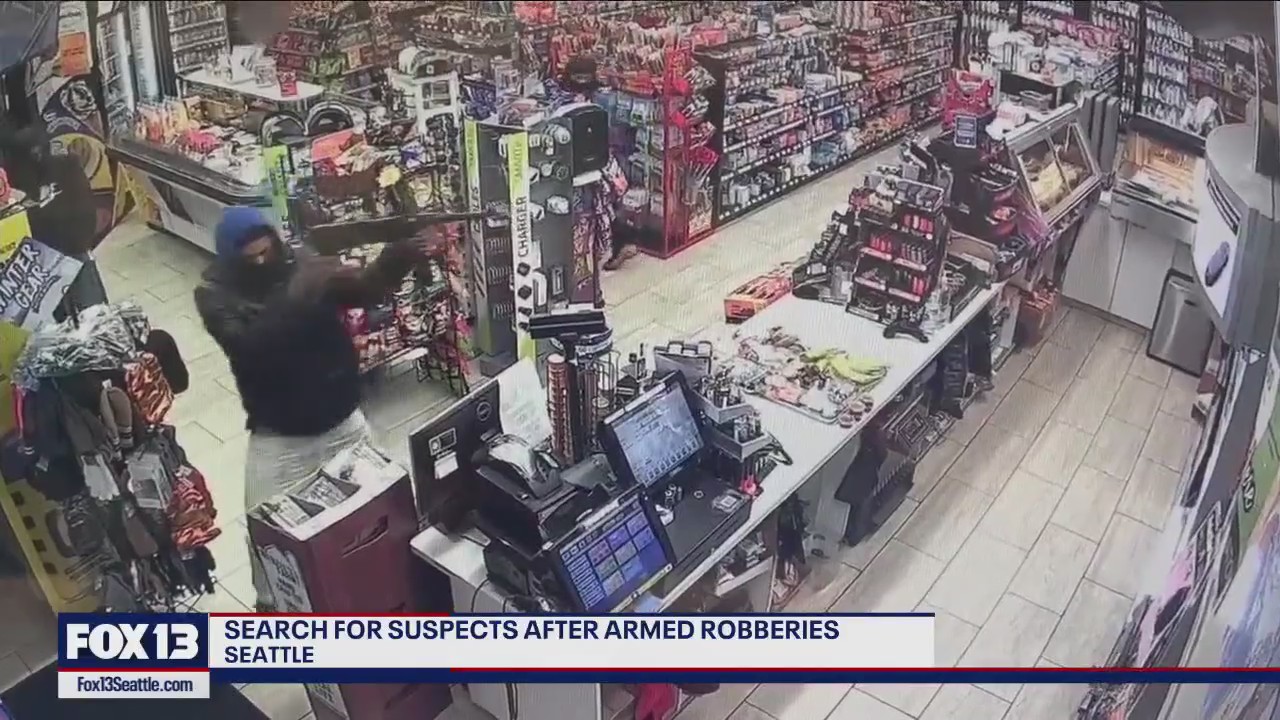 Seattle Police looking for suspects in string of Friday robberies | FOX ...