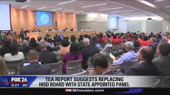TEA report suggests replacing HISD board with state-appointed panel