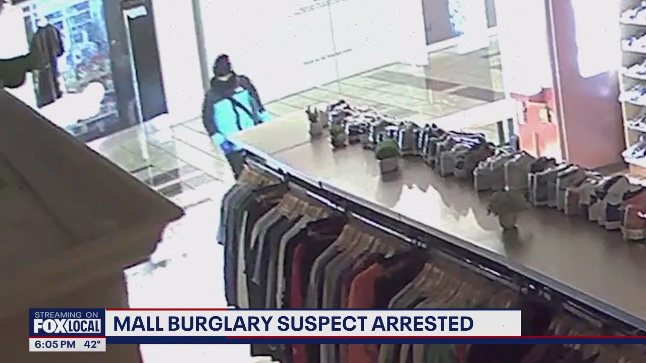 WA mall burglary suspect arrested