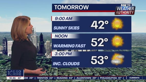 Weather Authority: 10 p.m. Wednesday forecast