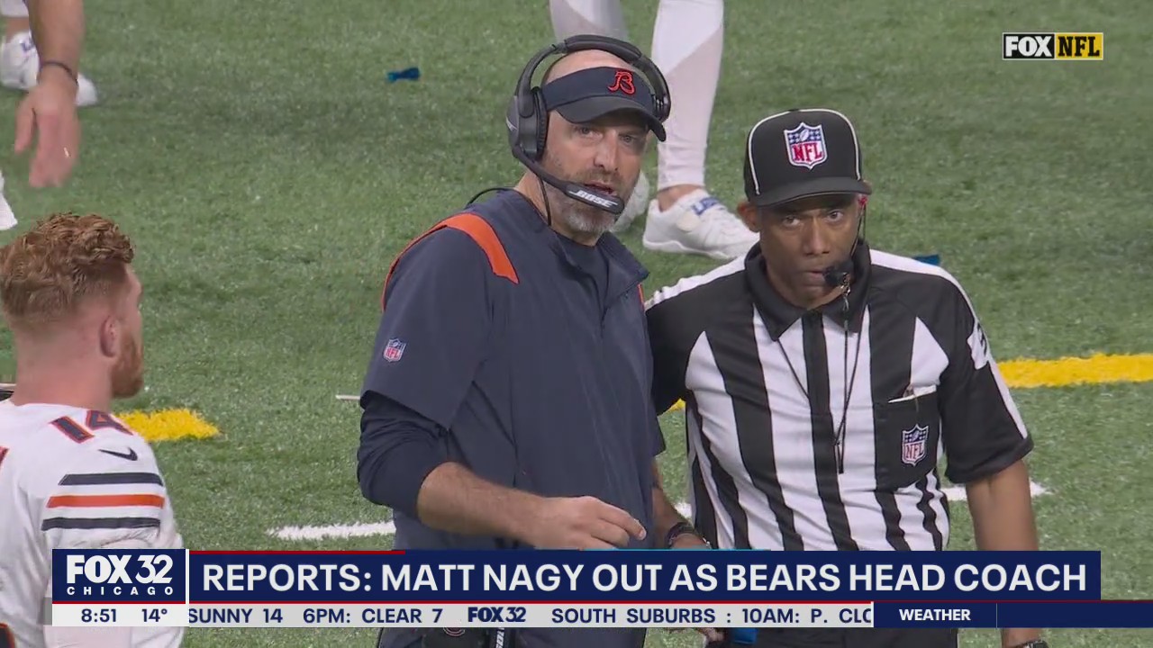 Chicago Bears fire Matt Nagy, GM Ryan Pace: reports