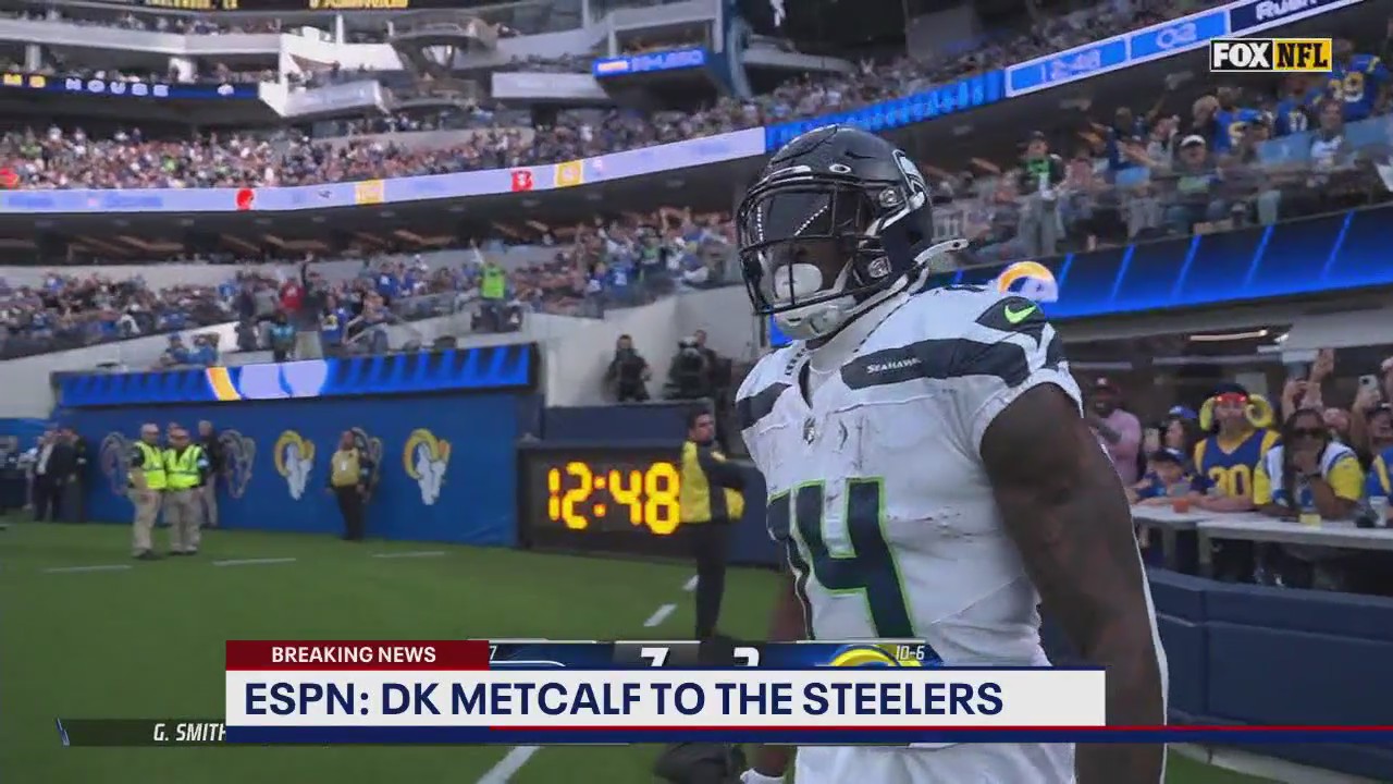 DK Metcalf traded to the Steelers for second round pick