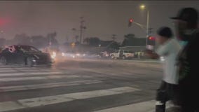 Another round of street takeovers in South LA