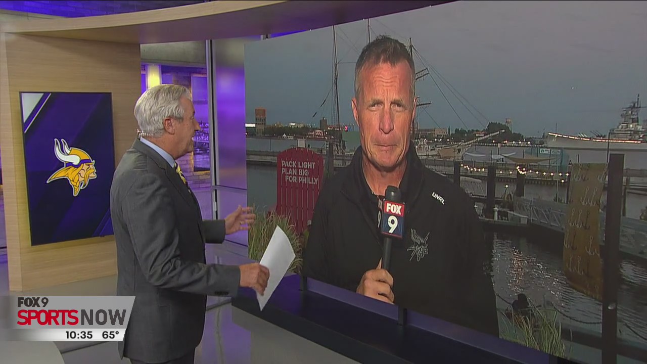 Fox 9 Sports Now: Jim Rich, Pete Bercich preview Vikings at Eagles for Monday Night Football