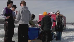 Young anglers hit the ice on Lake Minnetonka