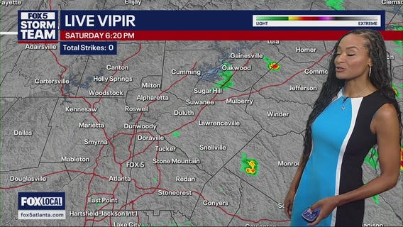 Saturday evening weather forecast