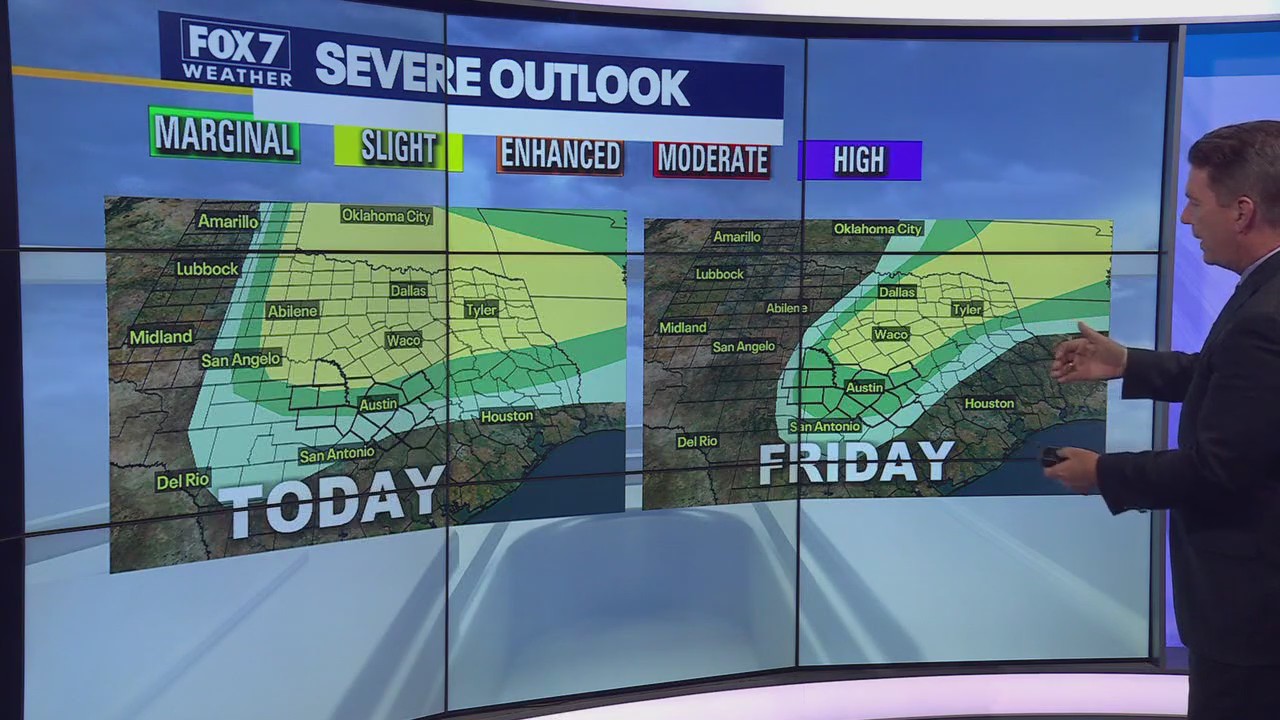 Austin weather: Isolated storms possible