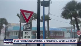 Tropical Storm Debby brings flood threats to Georgia, South Carolina