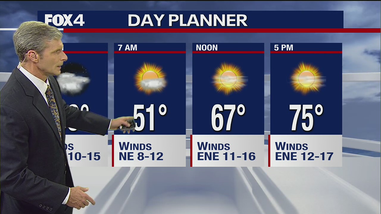 April 25 overnight forecast