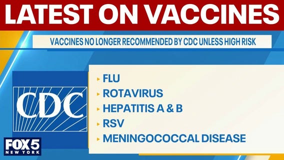 CDC no longer recommending vaccines, here's why