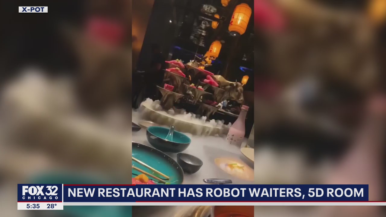 New South Loop restaurant has robot waiters, 5D room