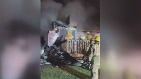 Honeymooning couple learns home burned down