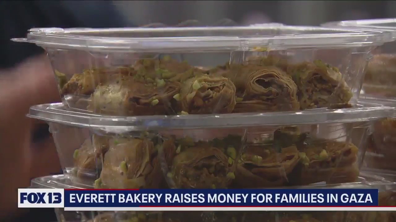 Everett baker raises money for families in Gaza