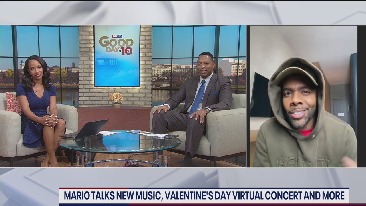 Mario talks new music, Valentine's Day virtual concert and more