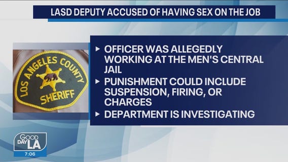 LASD deputy accused of having sex on the job