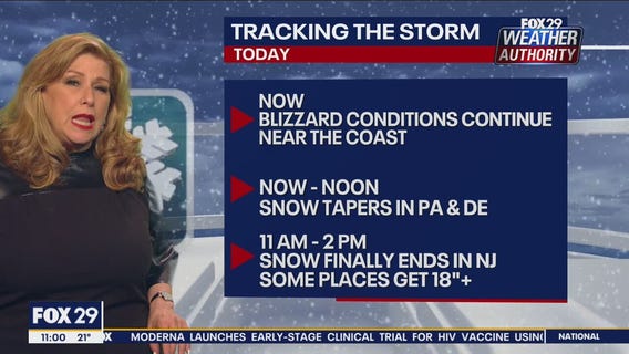 Weather Authority: Saturday 11 a.m. update