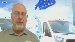 Car service at your block party? Akins Ford shows us how