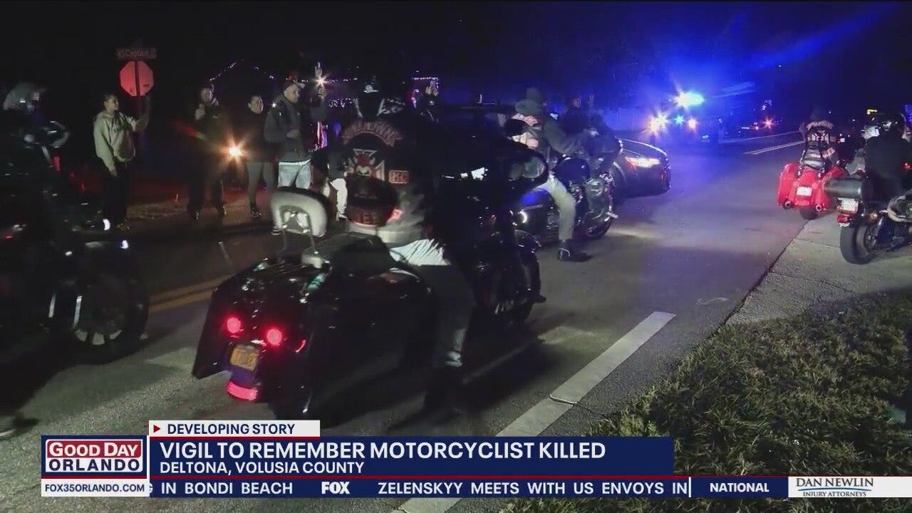 Vigil to remember motorcyclist killed in Deltona