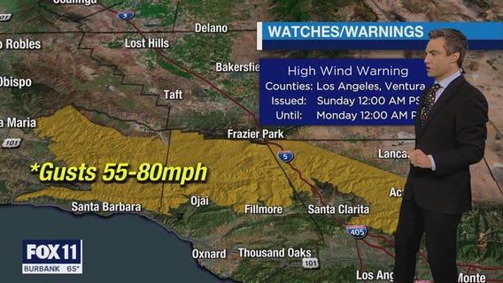 High winds, rain expected to return to SoCal Saturday night
