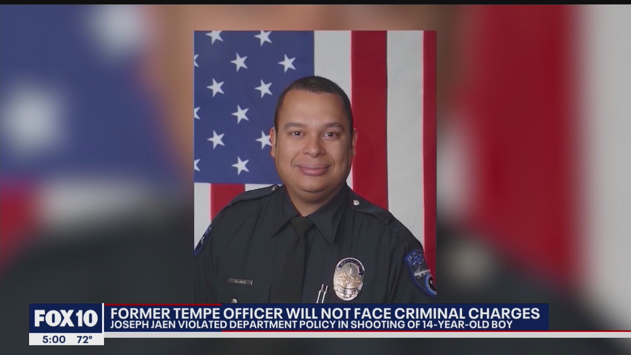 Ex-Tempe officer will not be charged in fatal shooting of 14-year-old