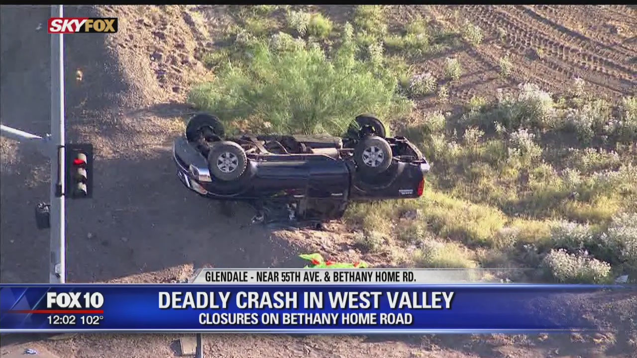 Glendale Police investigate deadly crash near 55th Ave. and Bethany Home