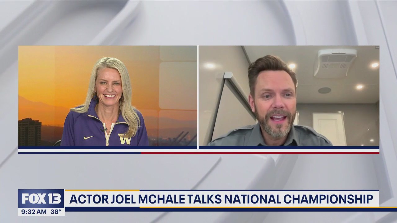 Actor Joel McHale joins Good Day Seattle to talk Huskies in CFP Championship